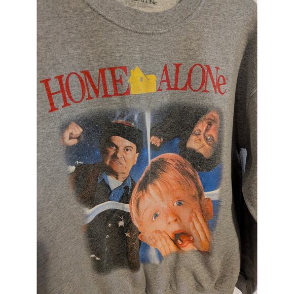 Home alone grey crewneck holidays size S cotton blend - Picture 4 of 4